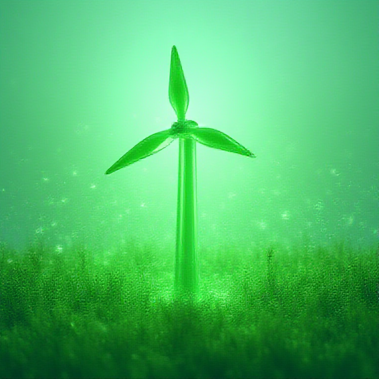 ▲ Green technology renewable energy